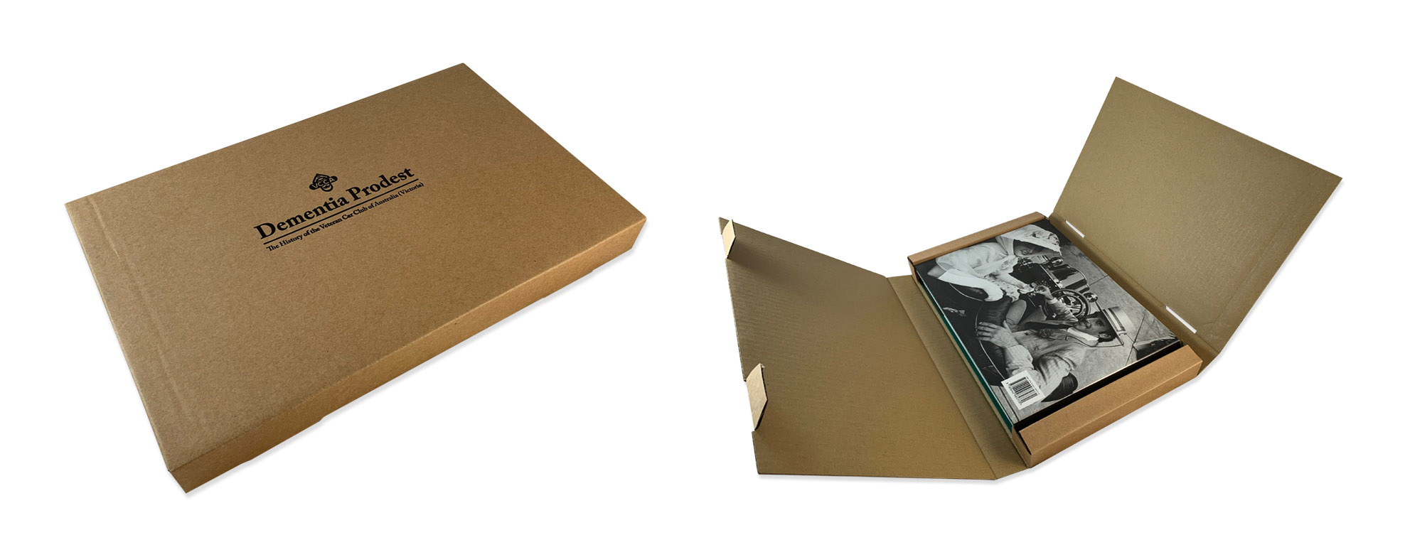 Dementia Prodest, Mailing Carton, Packaging Design